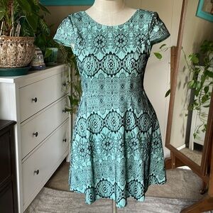 Blue Rain lace dress, medium